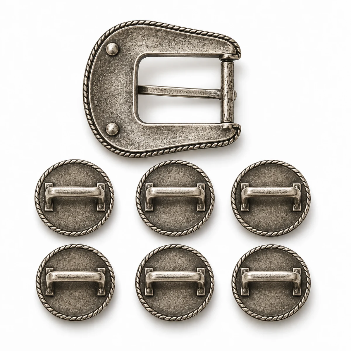 Concho Belt Set (6 Conchos + Buckle) thumbnail 3