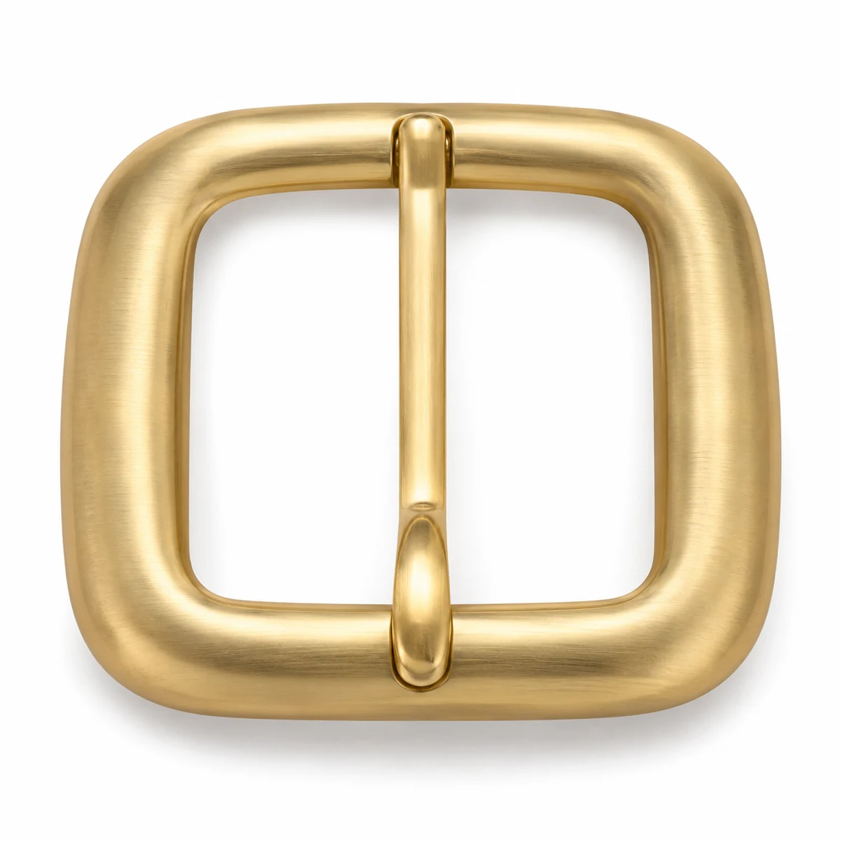 Chunky 50mm Geometric Frame Buckle (Coat Belt) - front view