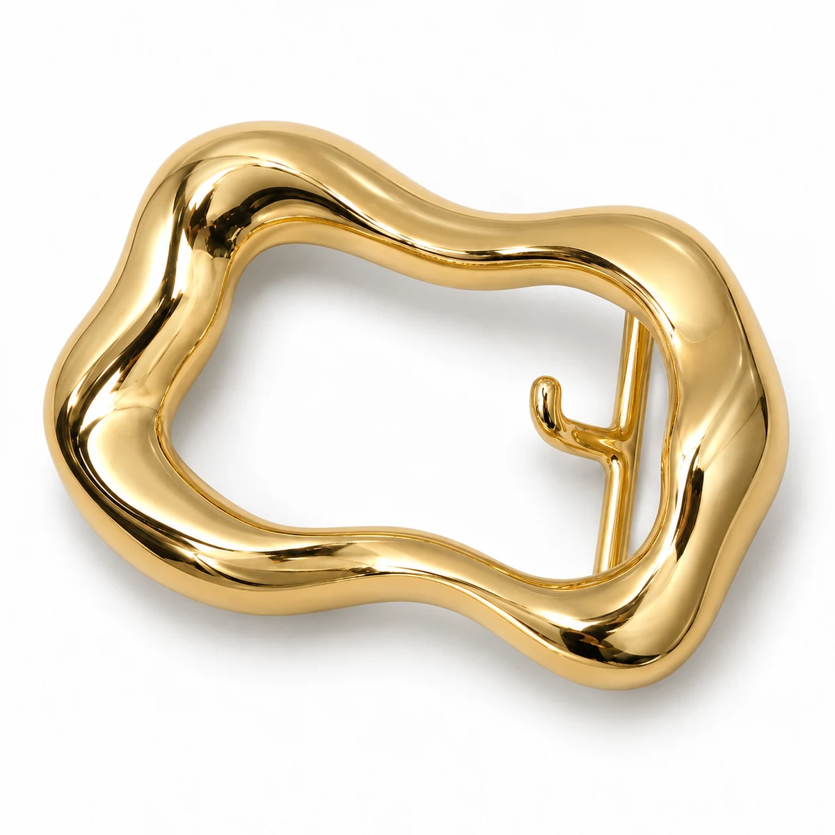 Sculptural Molten-gold Buckle thumbnail 2