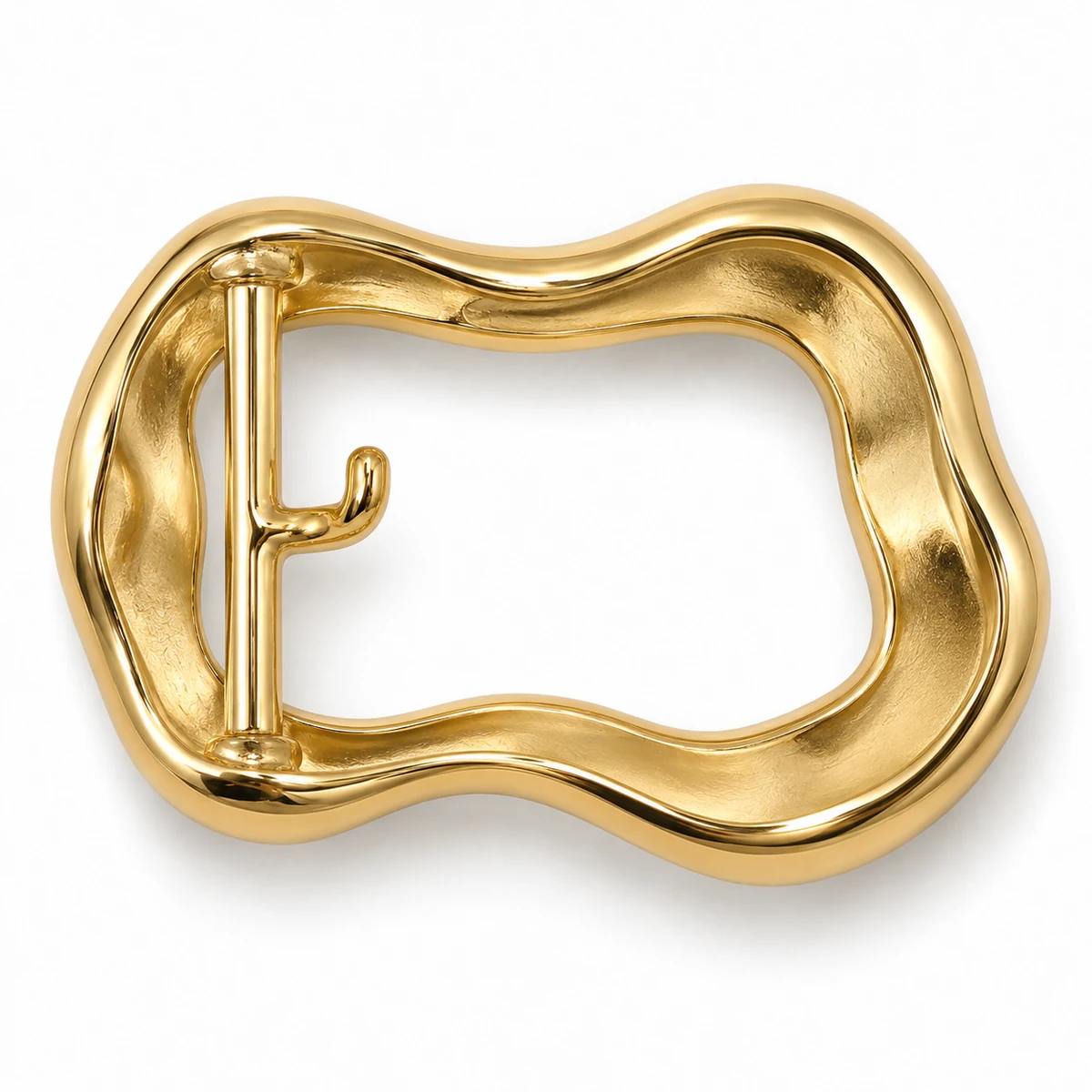 Sculptural Molten-gold Buckle thumbnail 3