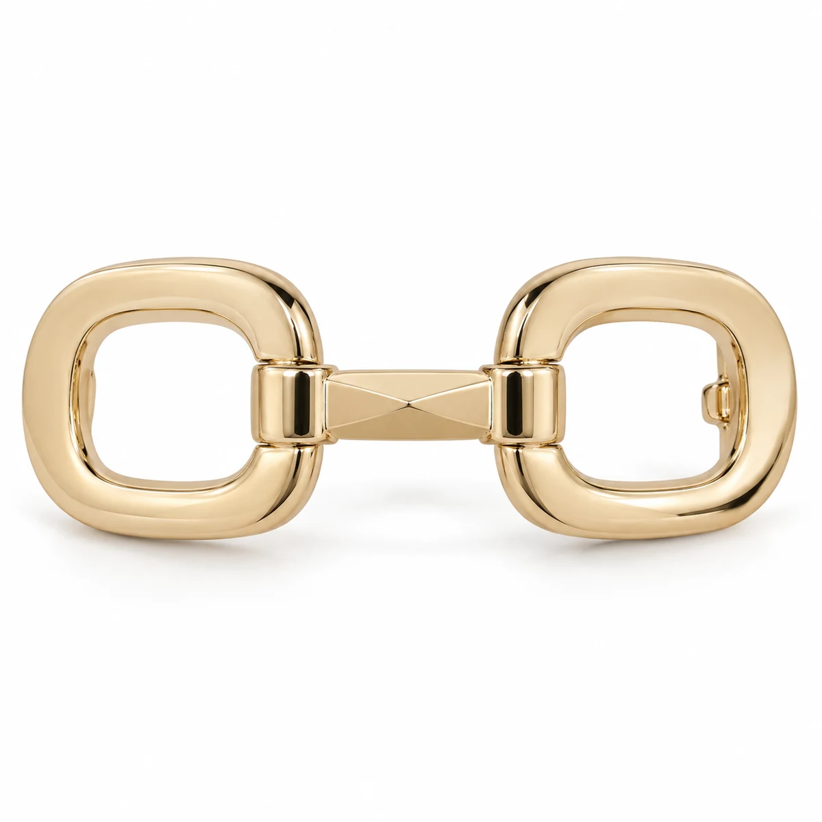 Double-ring Link Buckle (Women's Slim, Original Shape) - front view