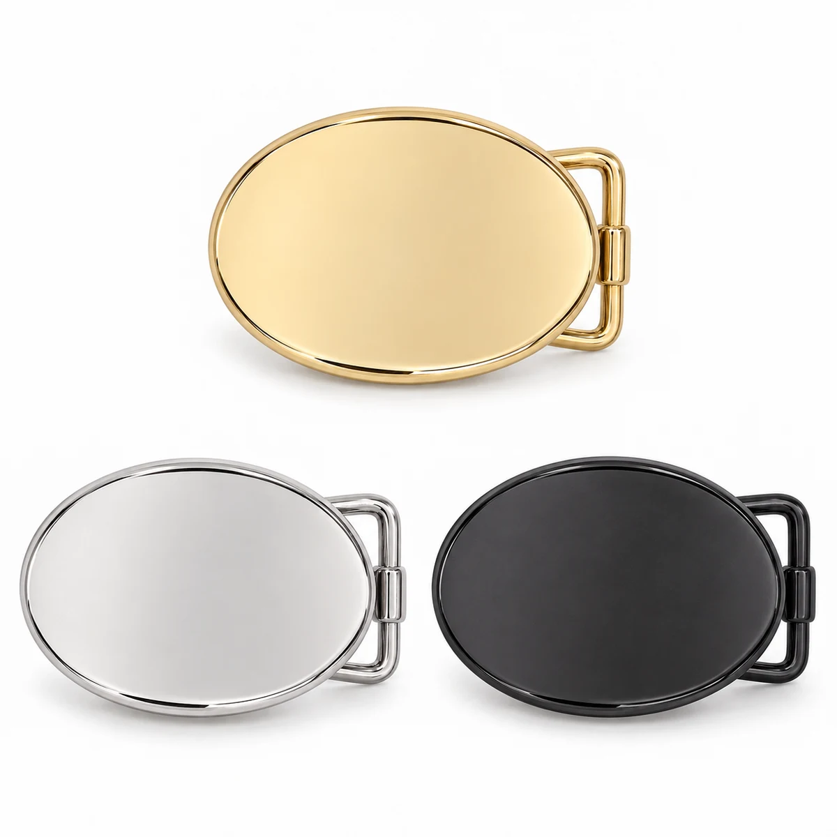 Slim Women's Logo Plate Buckle (Oval/Round) thumbnail 5