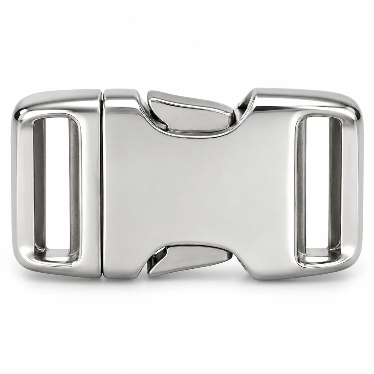 316 Stainless Marine-grade Side-release Buckle 25mm - front view