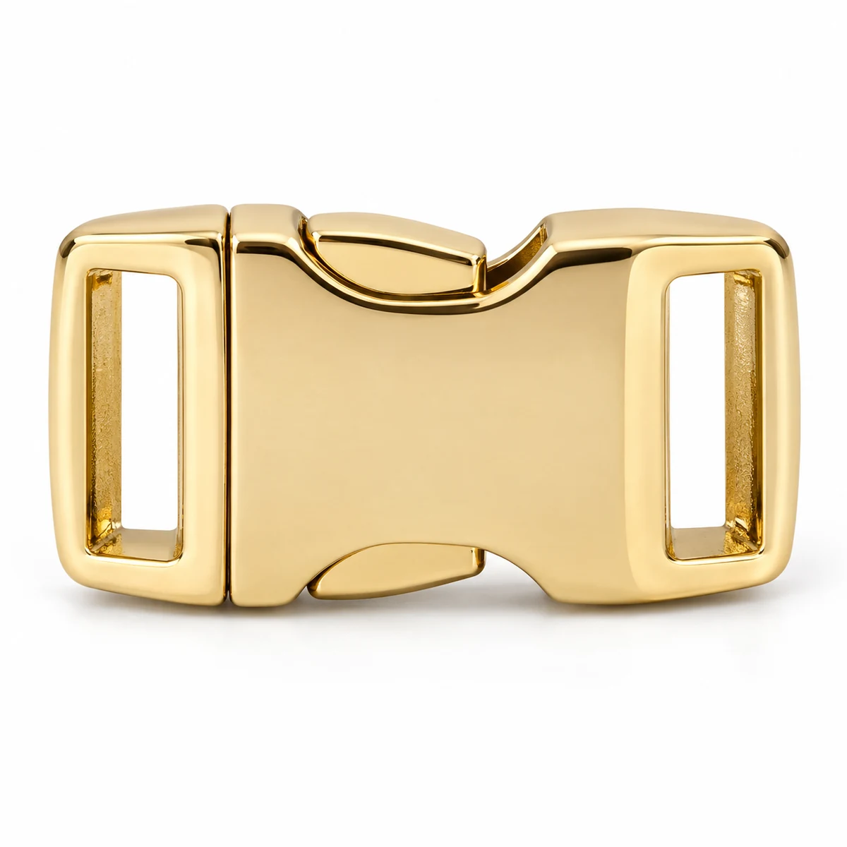 Metal-look Breakaway Buckle 10/12mm - front view