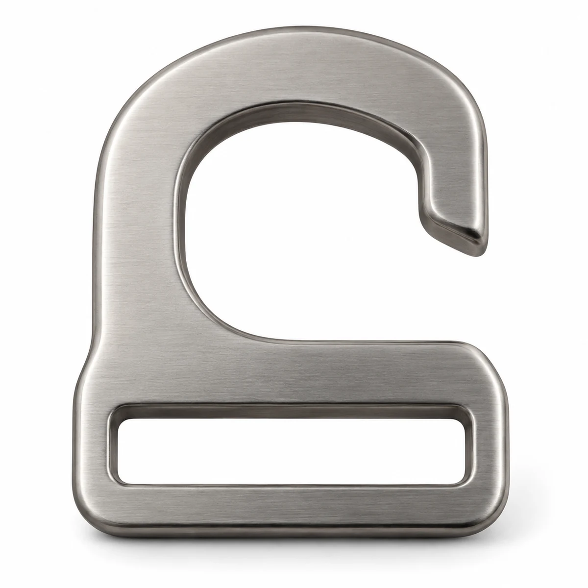 Stainless PVD G-hook 25/38mm - front view