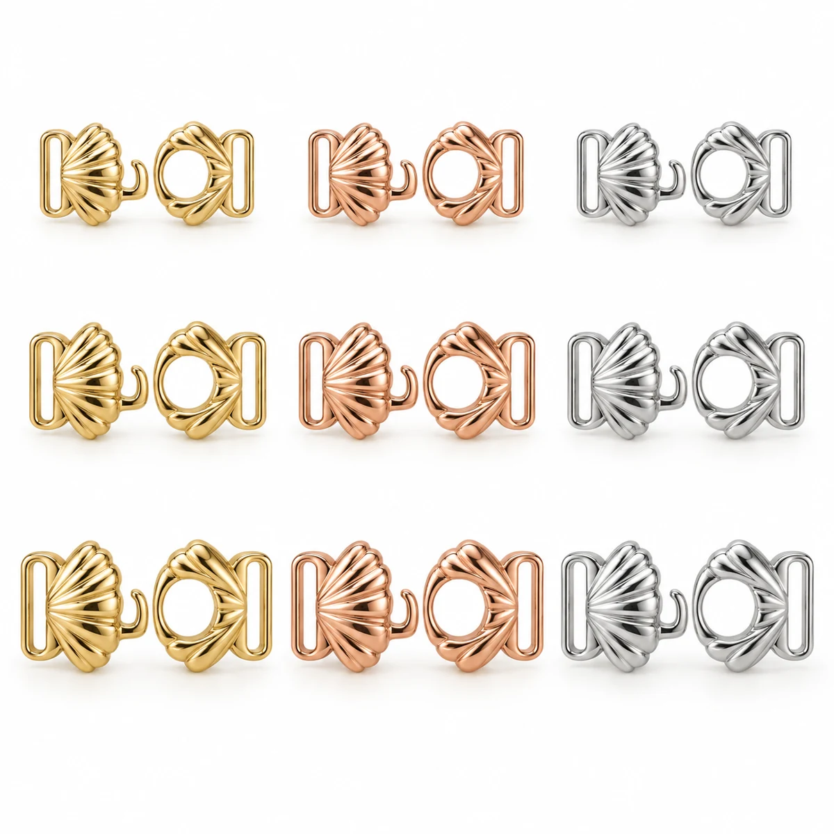 Swim Front Clasp 12–20mm (Sculptural, PVD) thumbnail 5