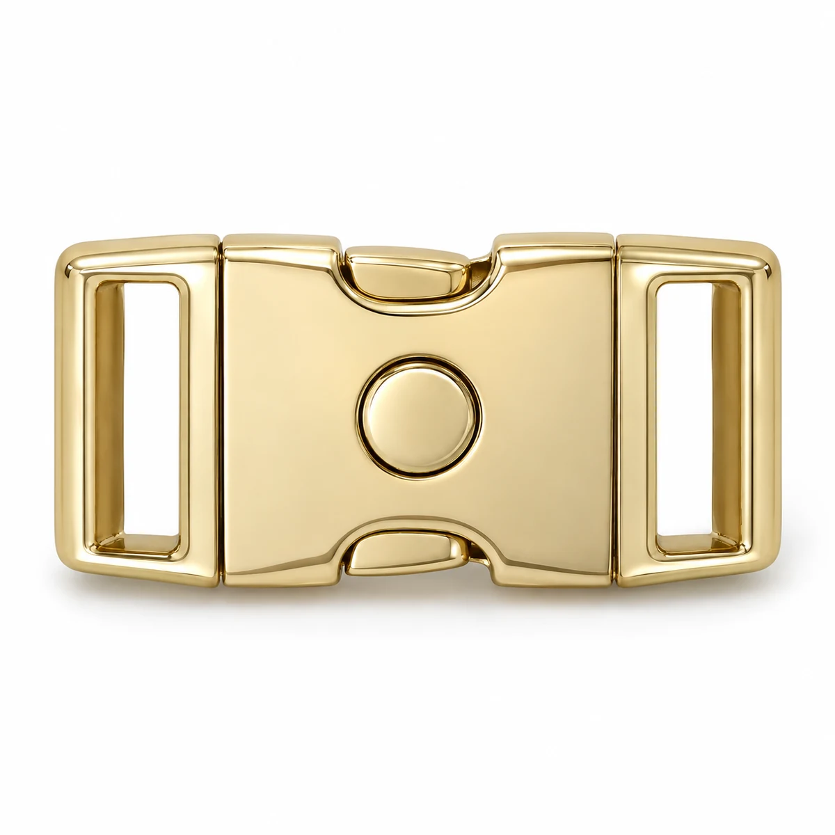 Centre-push Metal Quick-release Buckle 20/25mm - front view