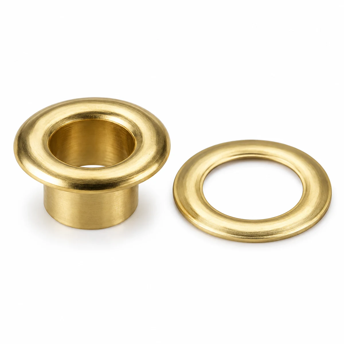 Brass Eyelet + Washer (Low MOQ, 4–8mm) - front view