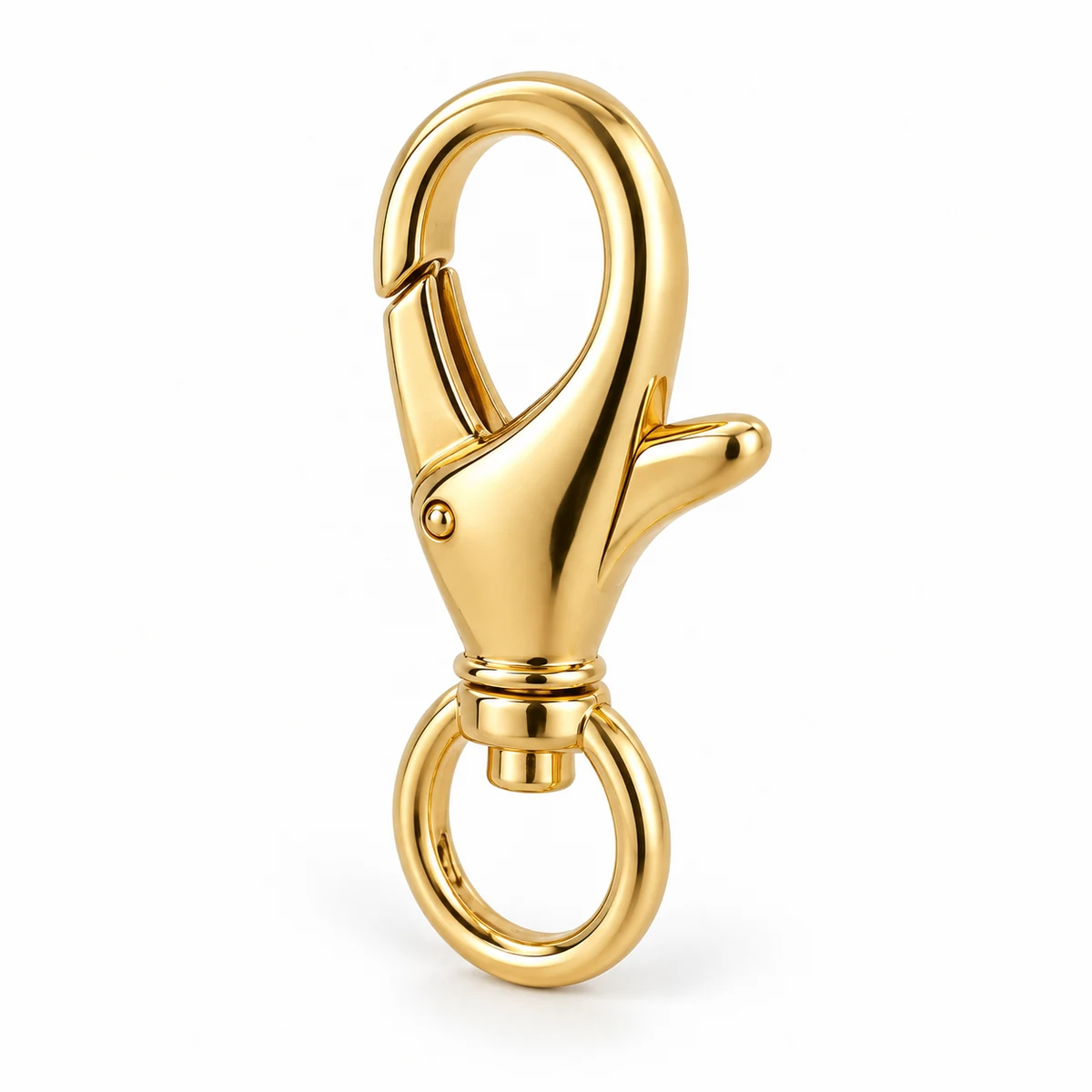 Slim Jewellery-style Lobster Swivel 10/13mm (PVD Gold) thumbnail 2