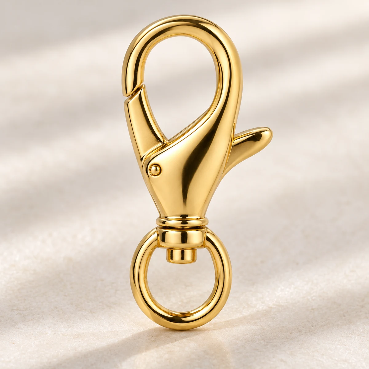 Slim Jewellery-style Lobster Swivel 10/13mm (PVD Gold) thumbnail 4