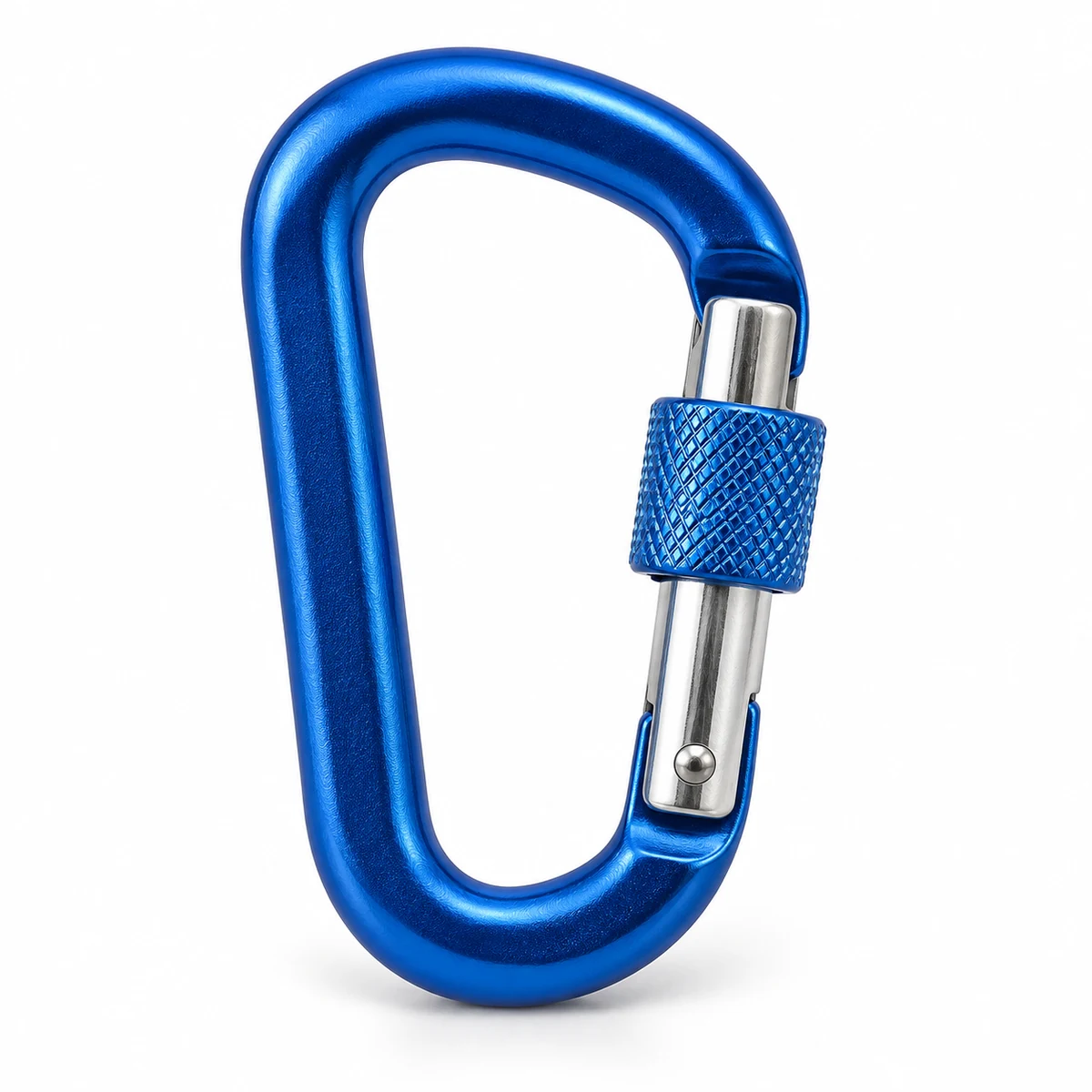 Mini Screw-gate Carabiner 40/50mm - front view