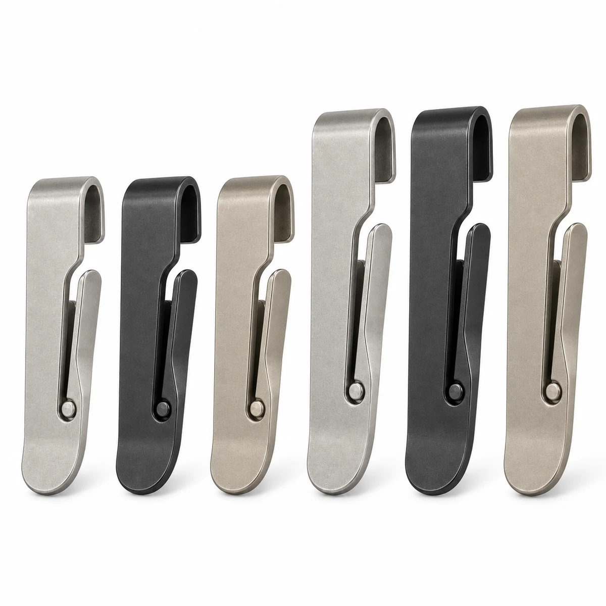 Flat Stamped Stainless EDC Clip (Generic Shape) thumbnail 5