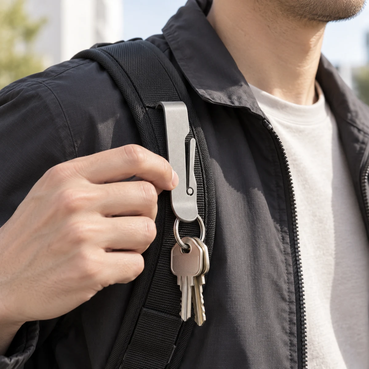 Flat Stamped Stainless EDC Clip (Generic Shape) thumbnail 6
