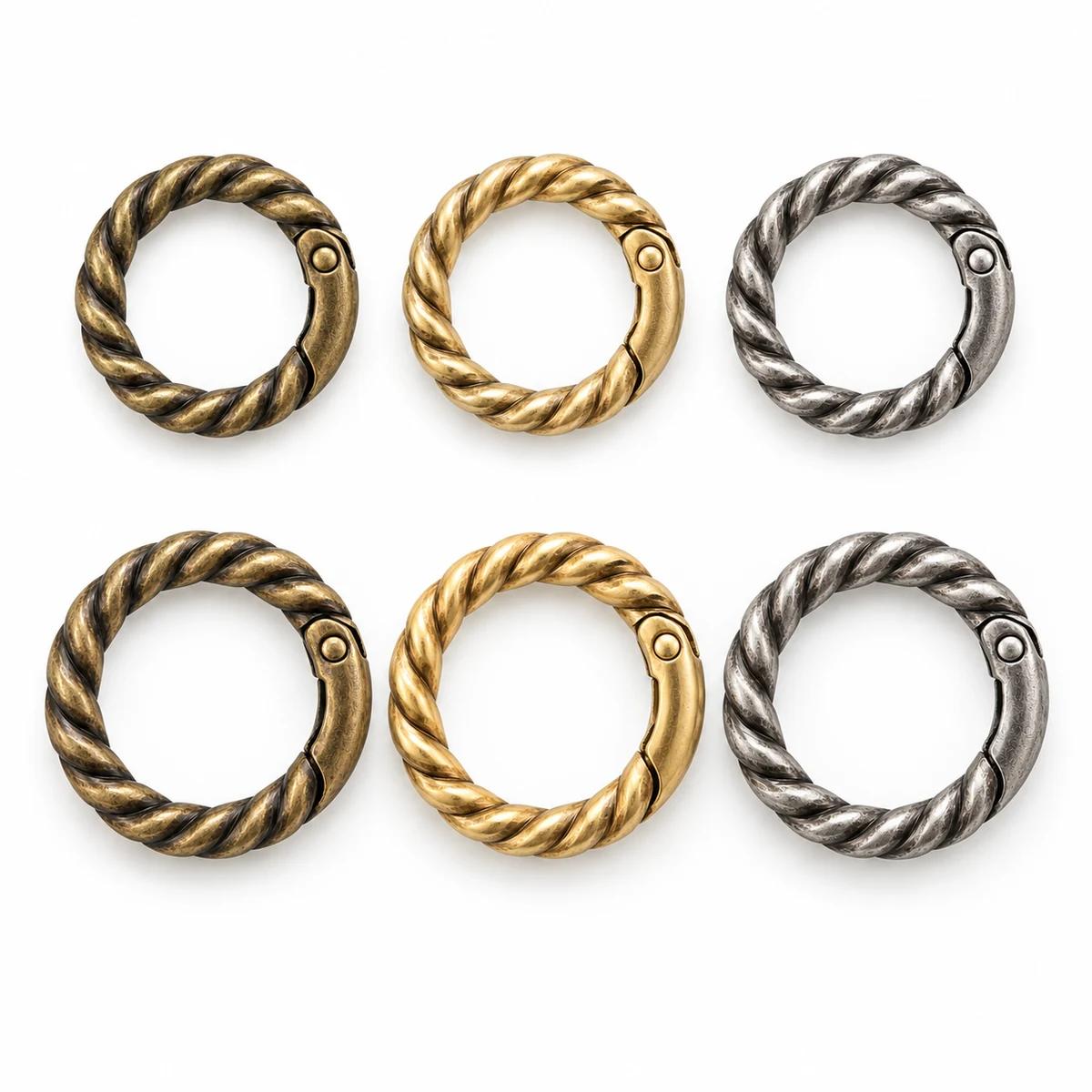 Twisted-texture Spring Ring 25/32mm thumbnail 5