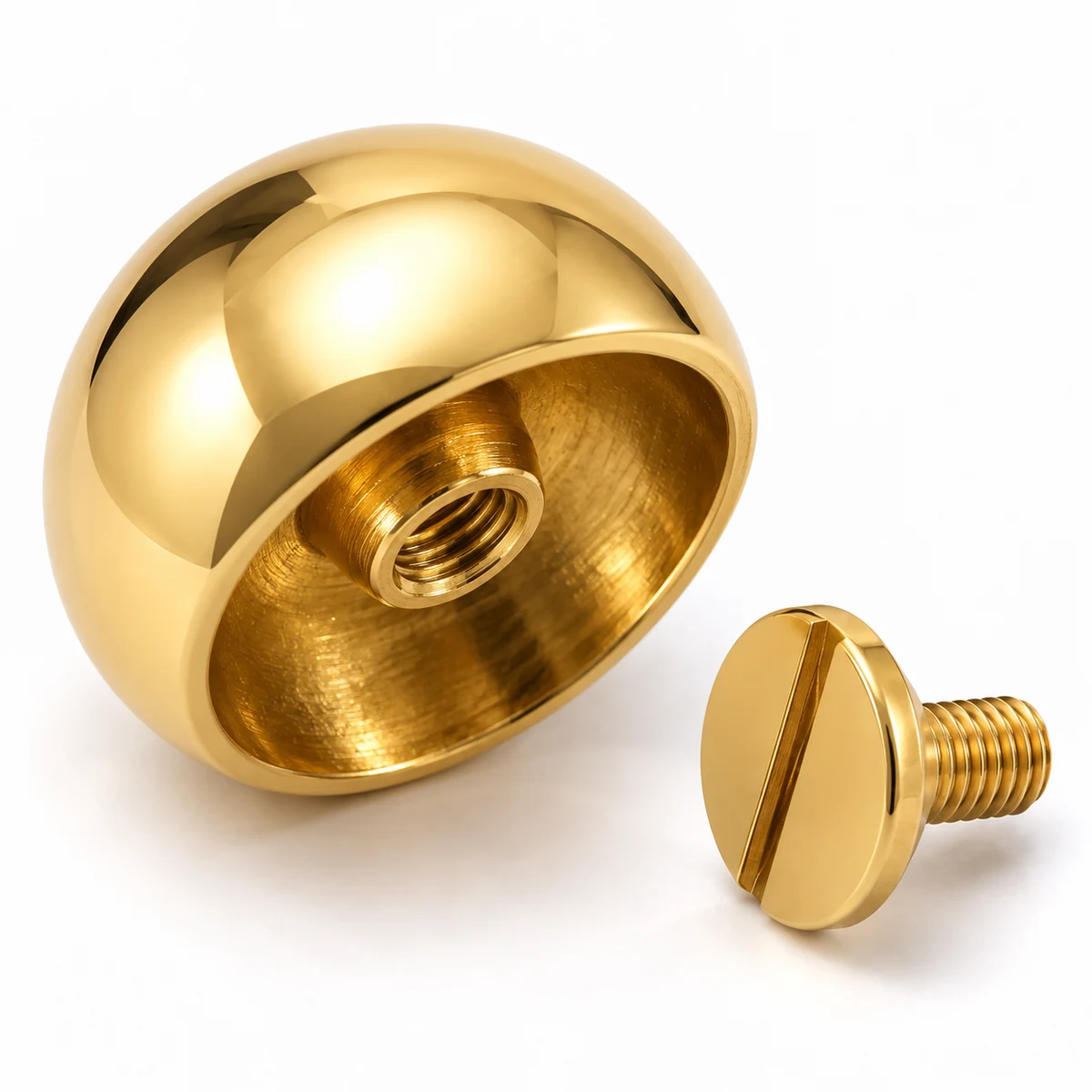 Oversized Statement Dome Stud 15/18/20mm (PVD Gold) thumbnail 4