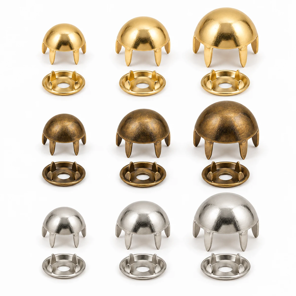 Dome / Cone Prong Stud 7/9/12mm (Garment) thumbnail 5