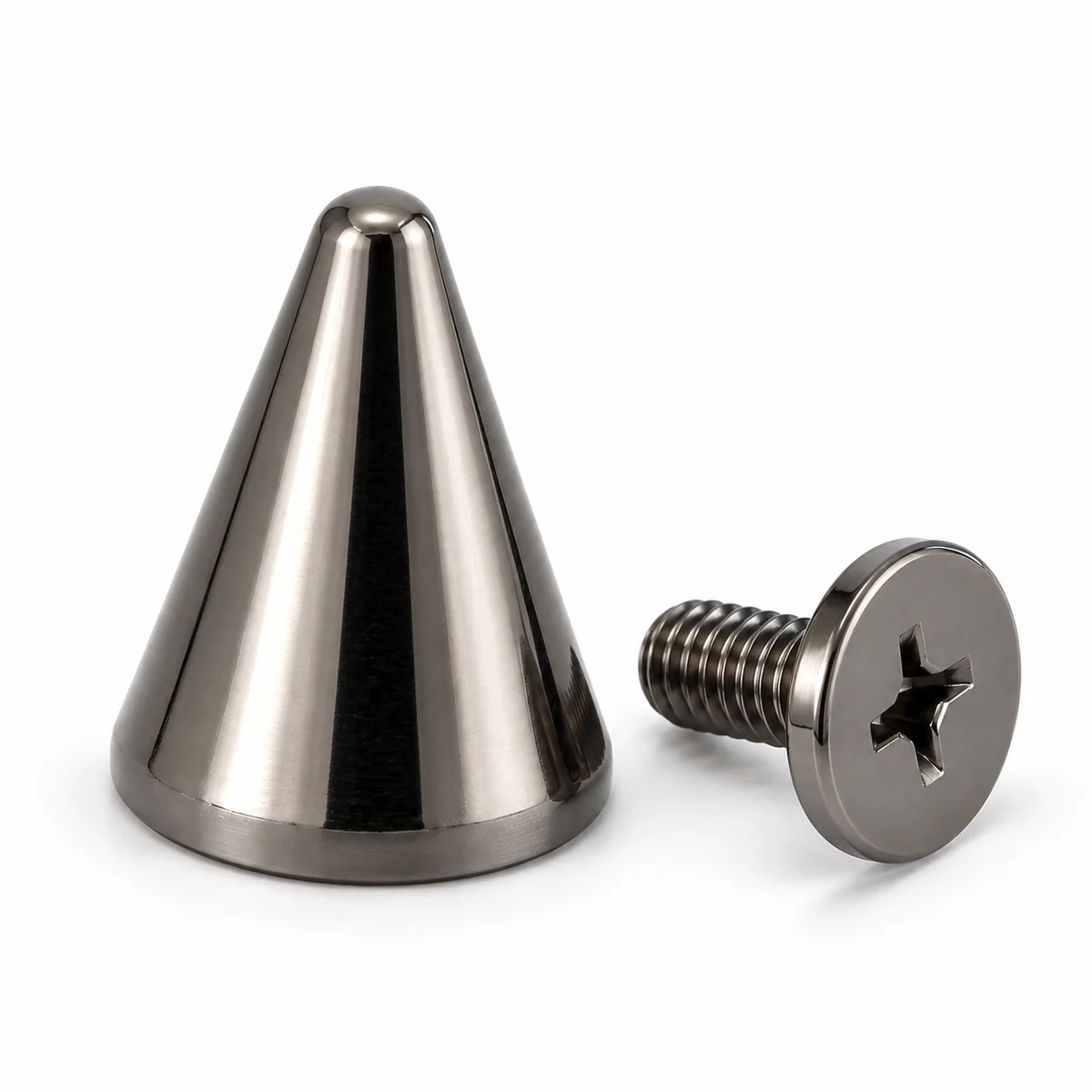 Blunted Spike (Screw-back, Adult Fashion) 7×13 / 10×20mm thumbnail 2