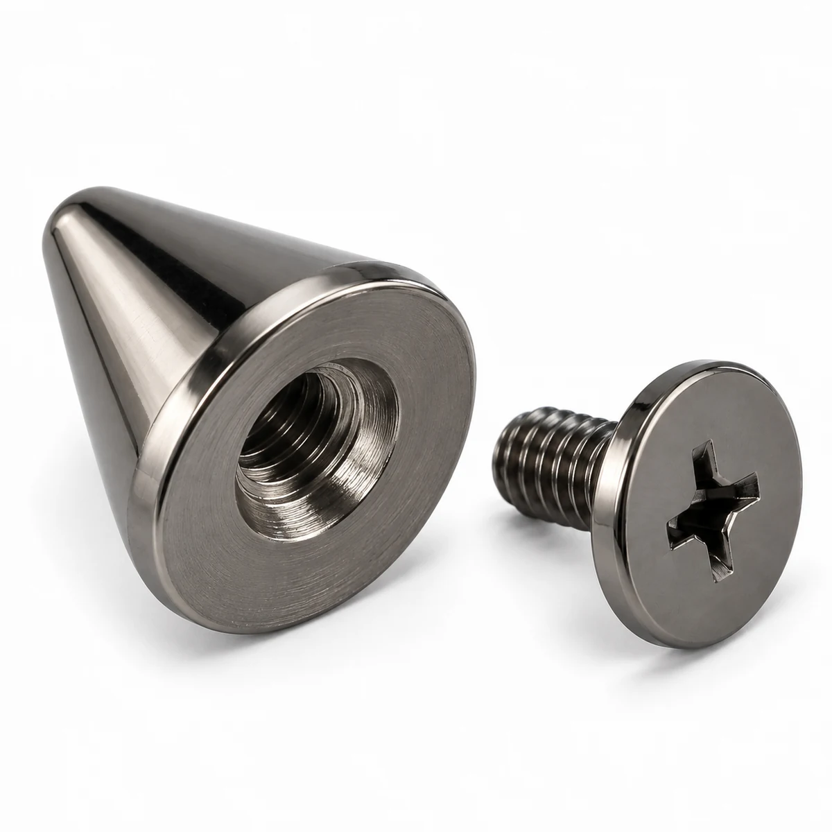 Blunted Spike (Screw-back, Adult Fashion) 7×13 / 10×20mm thumbnail 3