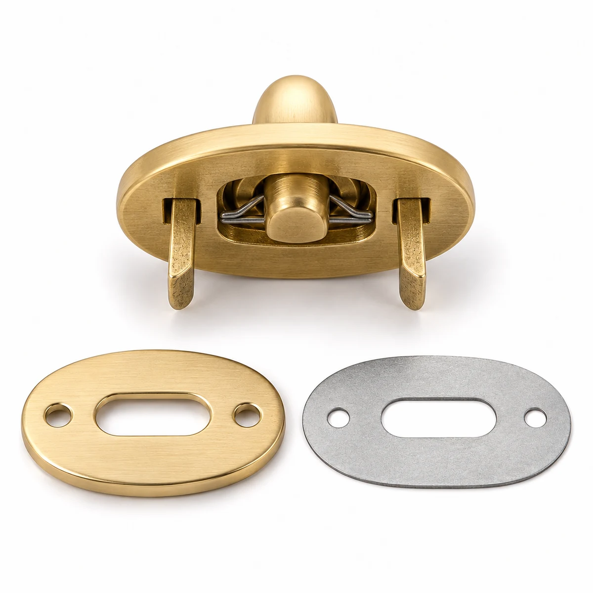 Oval Pebble Turn Lock (Plain, No Logo) thumbnail 3