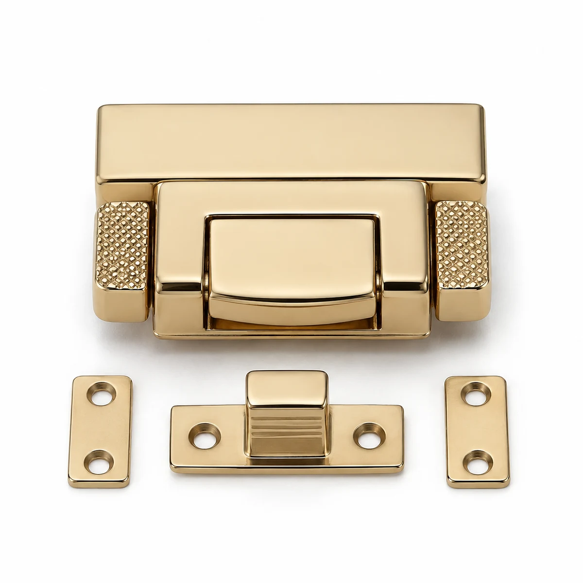 Side-button Press Lock (Satchel) - front view