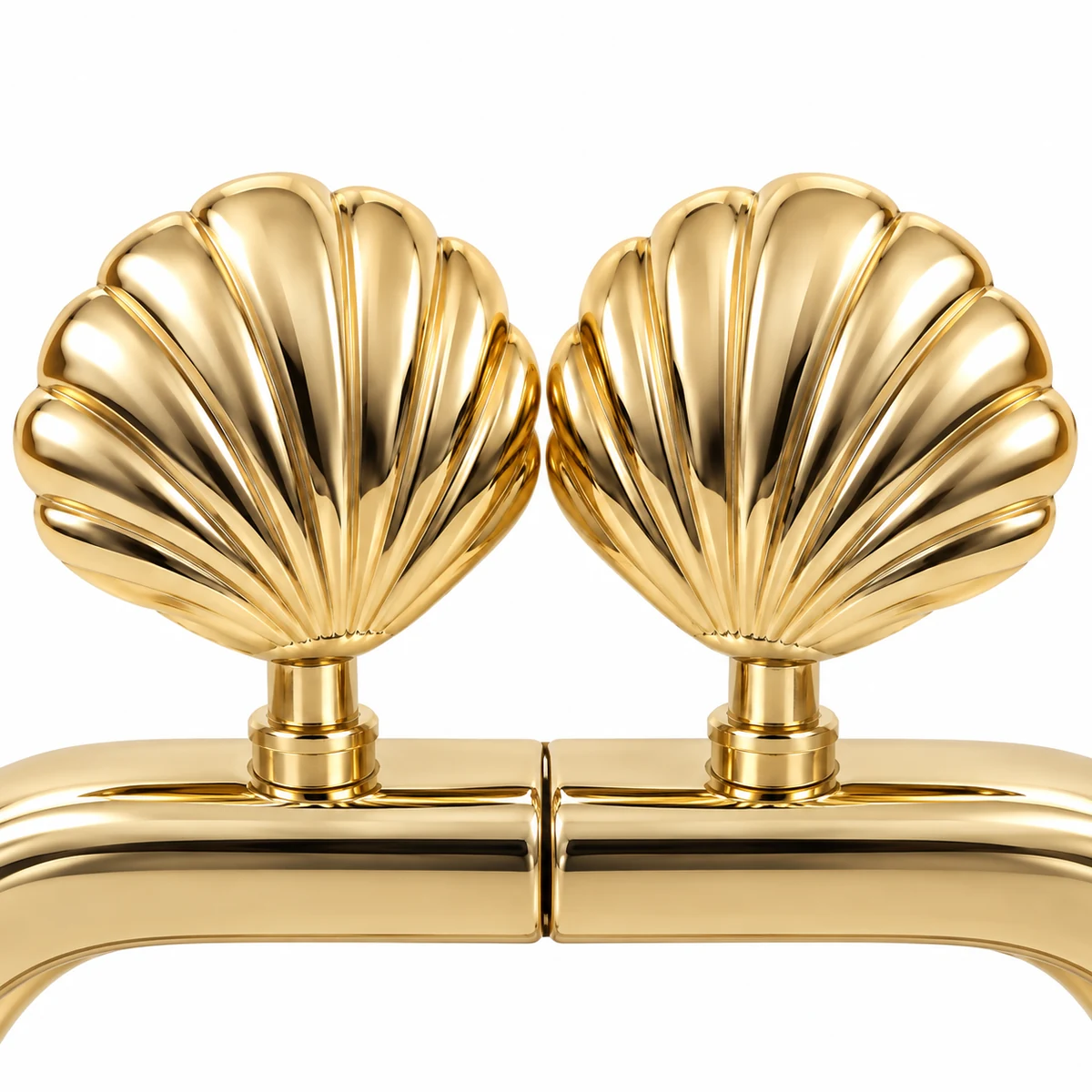 Sculptural Kiss-clasp Heads (Shell / Twist / Flower, Interchangeable) thumbnail 4