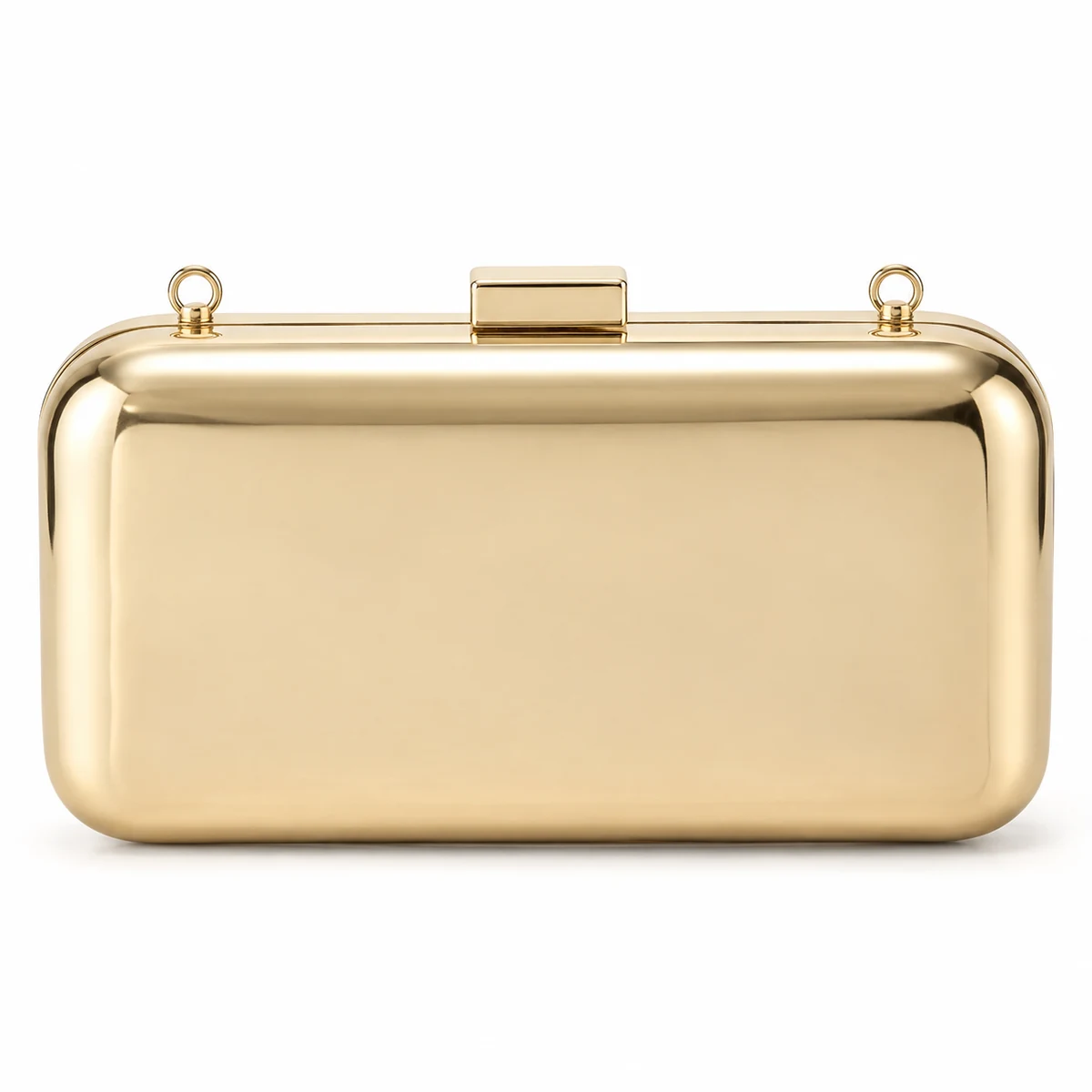 Box Clutch Frame / Minaudière Shell - front view