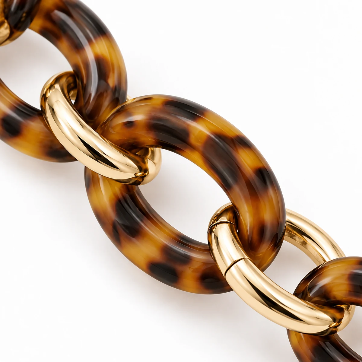 Resin + Metal Mixed Link Chain (60cm) thumbnail 4