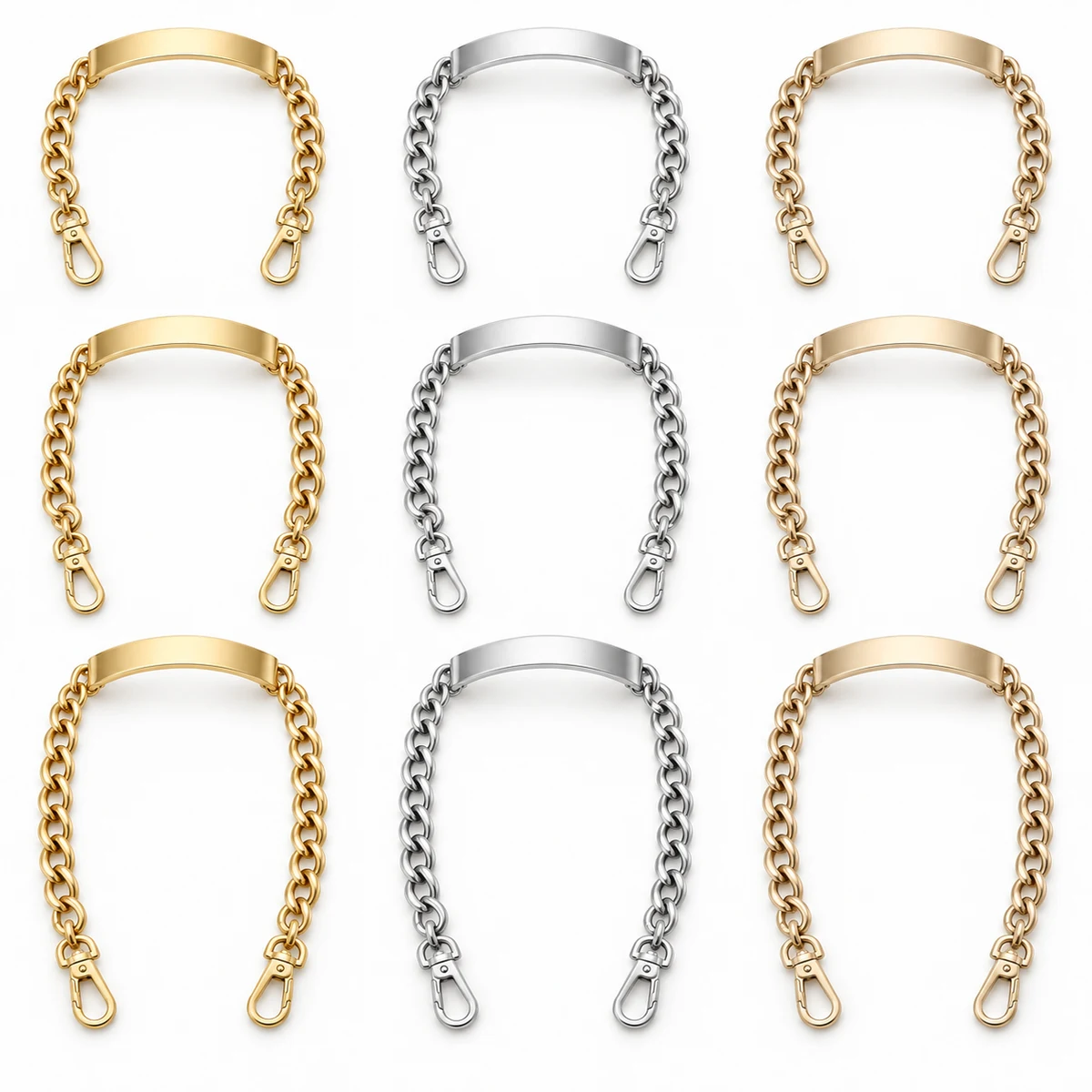 Short Shoulder Chain Handle with Shoulder Plate (30–45cm) thumbnail 5