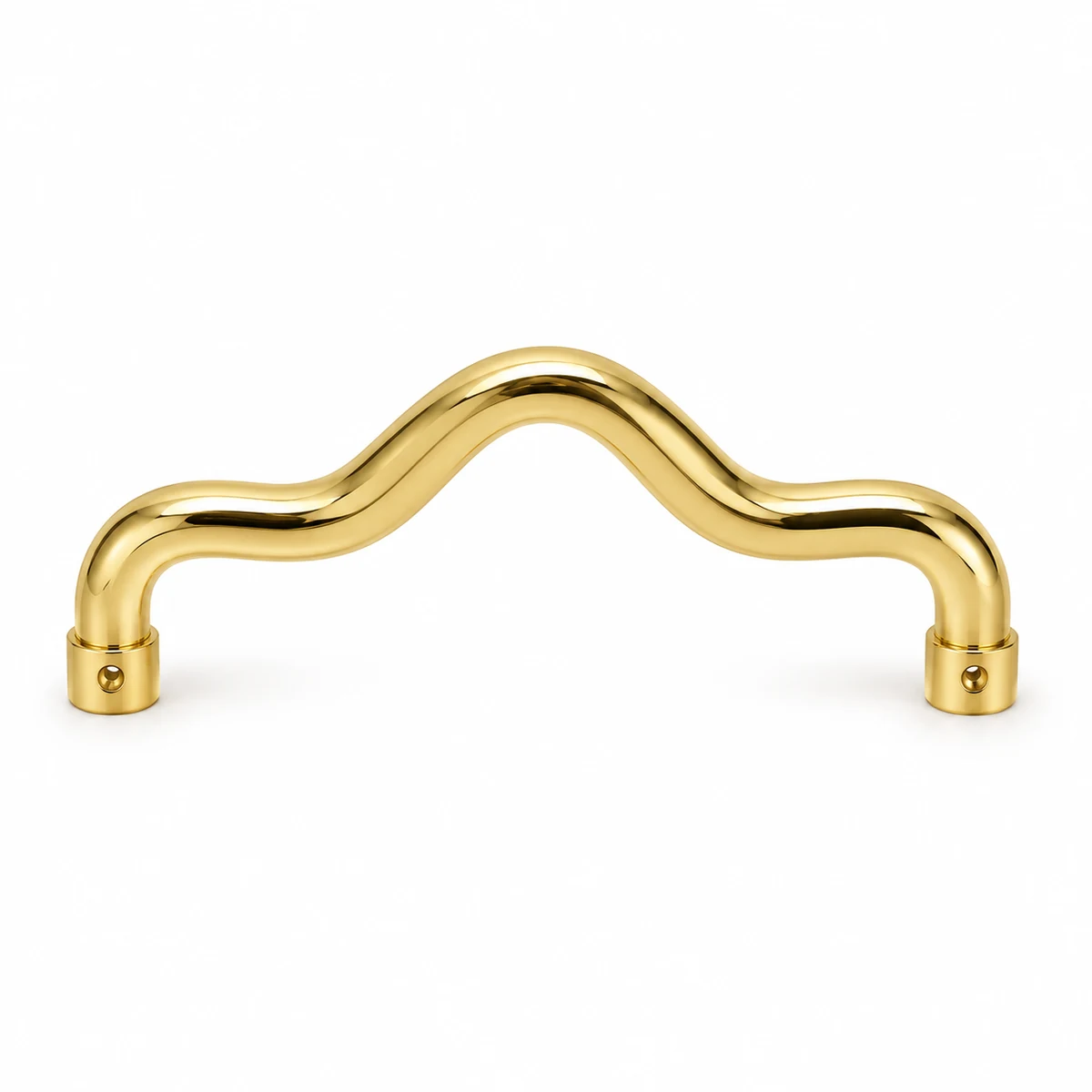 Sculptural Metal Top Handle (Ring / Wave / T-bar) - front view