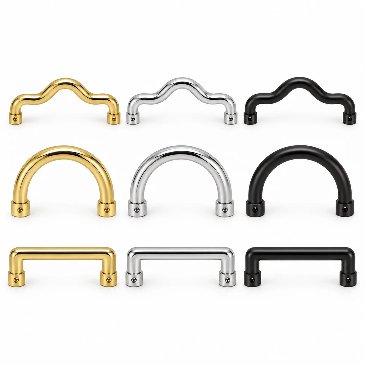 Sculptural Metal Top Handle (Ring / Wave / T-bar) thumbnail 5