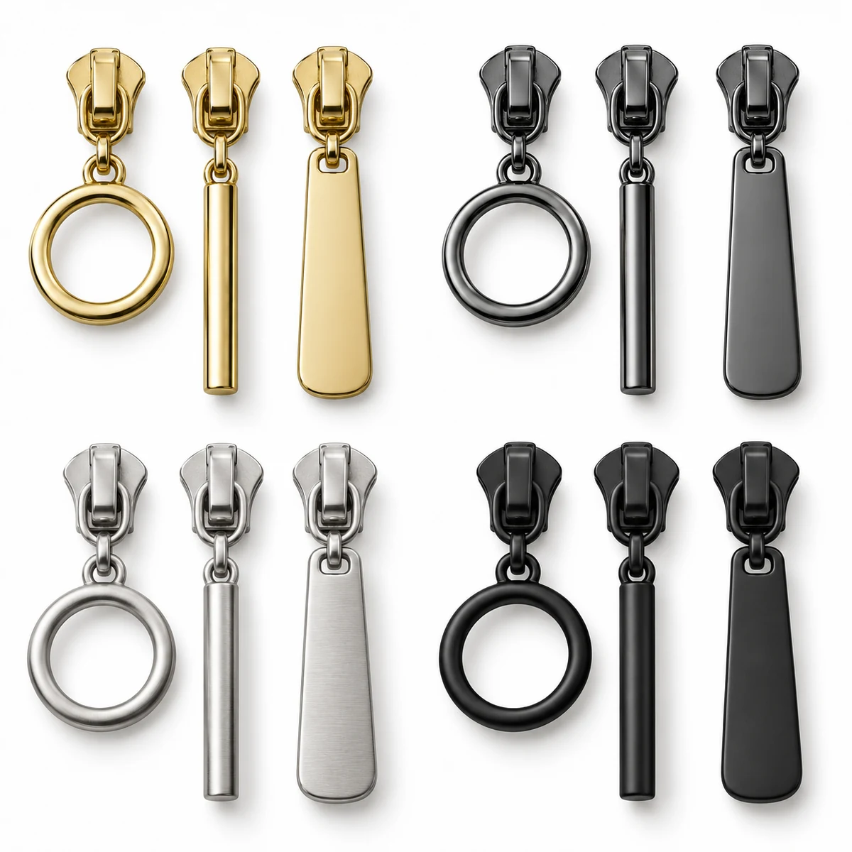 Non-logo Design Zipper Pullers (Ring / Bar / Long Tab) thumbnail 5