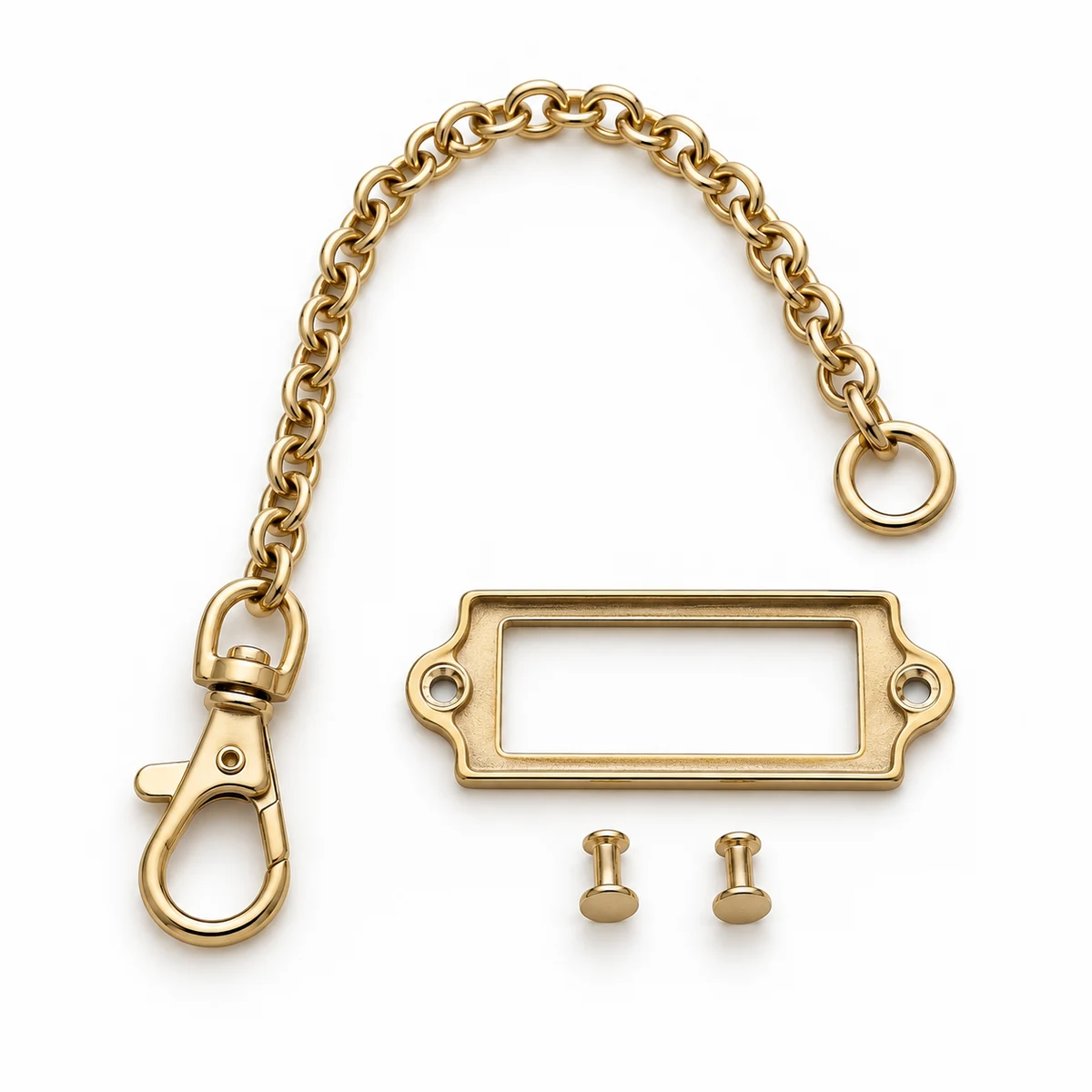 Internal Key Leash Clip + Metal Label Holder thumbnail 3