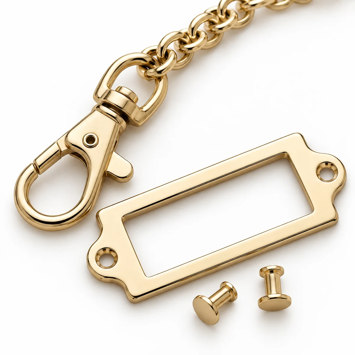 Internal Key Leash Clip + Metal Label Holder thumbnail 4