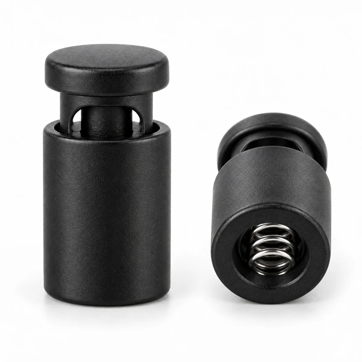 Metal Barrel Cord Lock (Single-hole, Matte) thumbnail 3