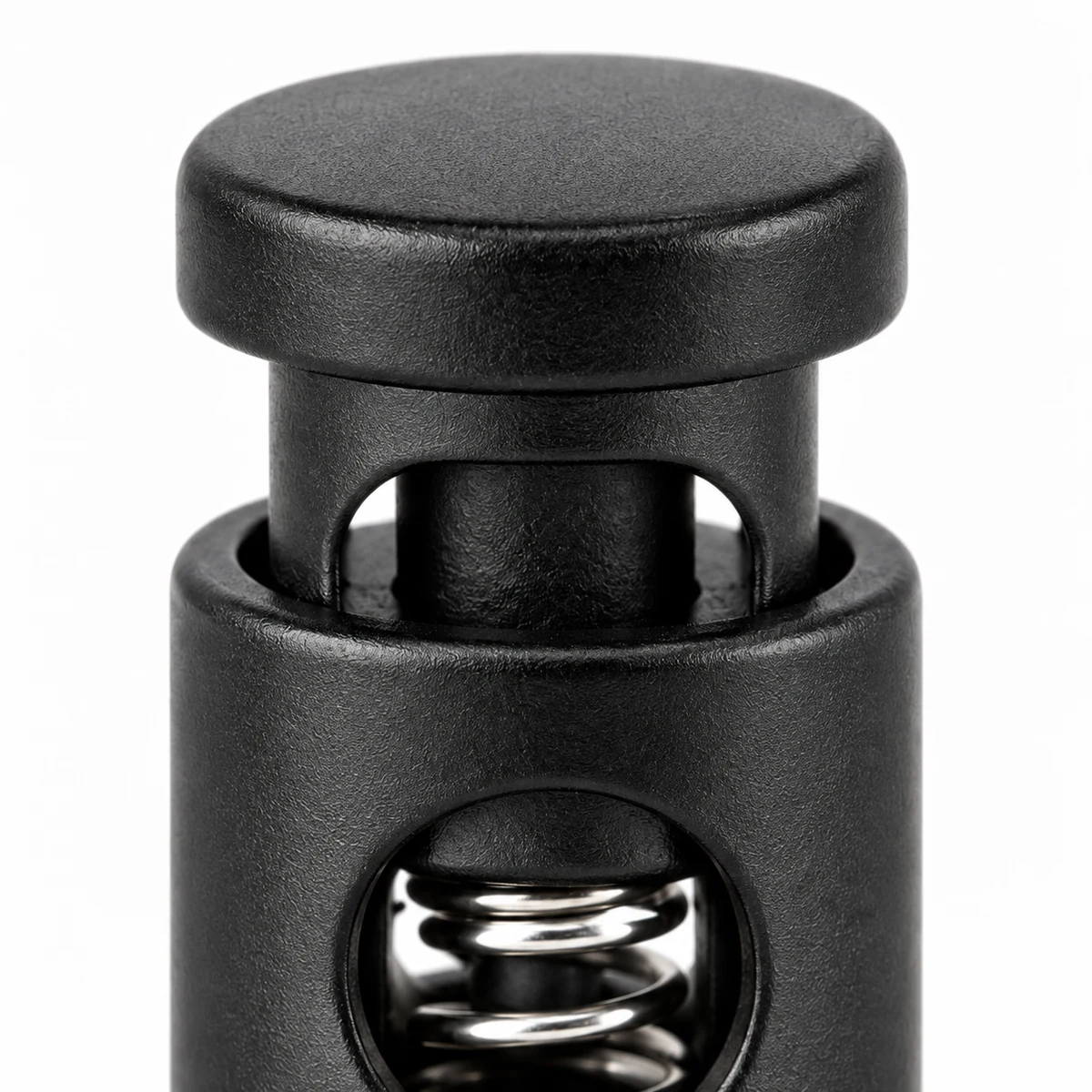 Metal Barrel Cord Lock (Single-hole, Matte) thumbnail 4