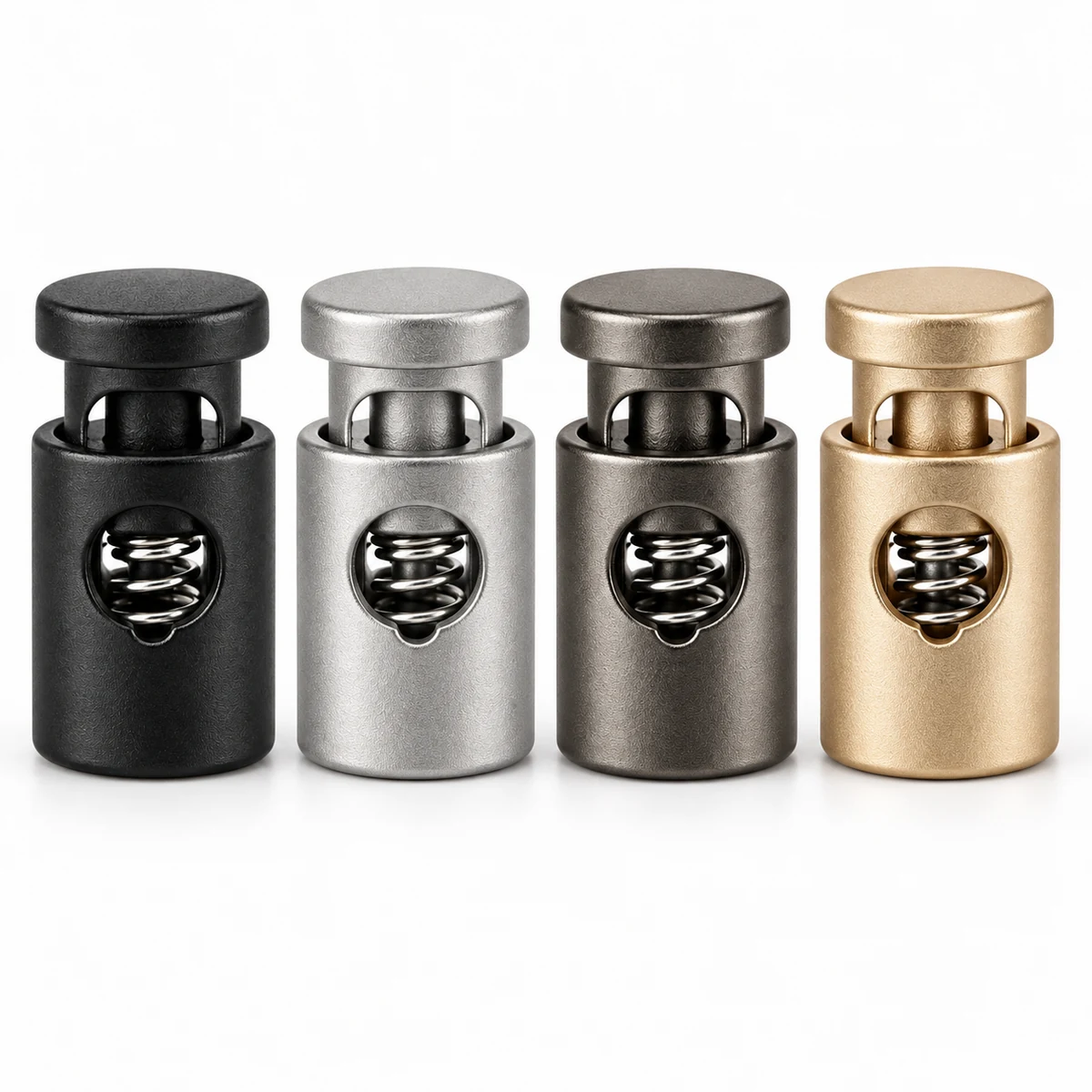 Metal Barrel Cord Lock (Single-hole, Matte) thumbnail 5