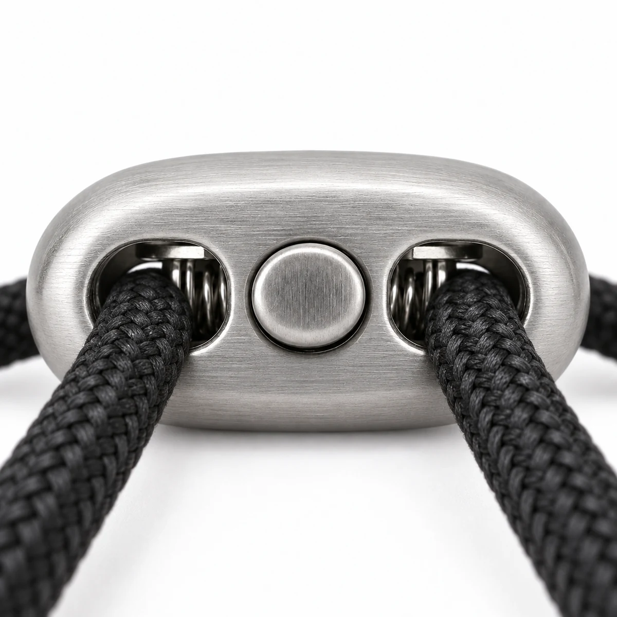 Flat Oval Two-hole Metal Cord Lock thumbnail 4