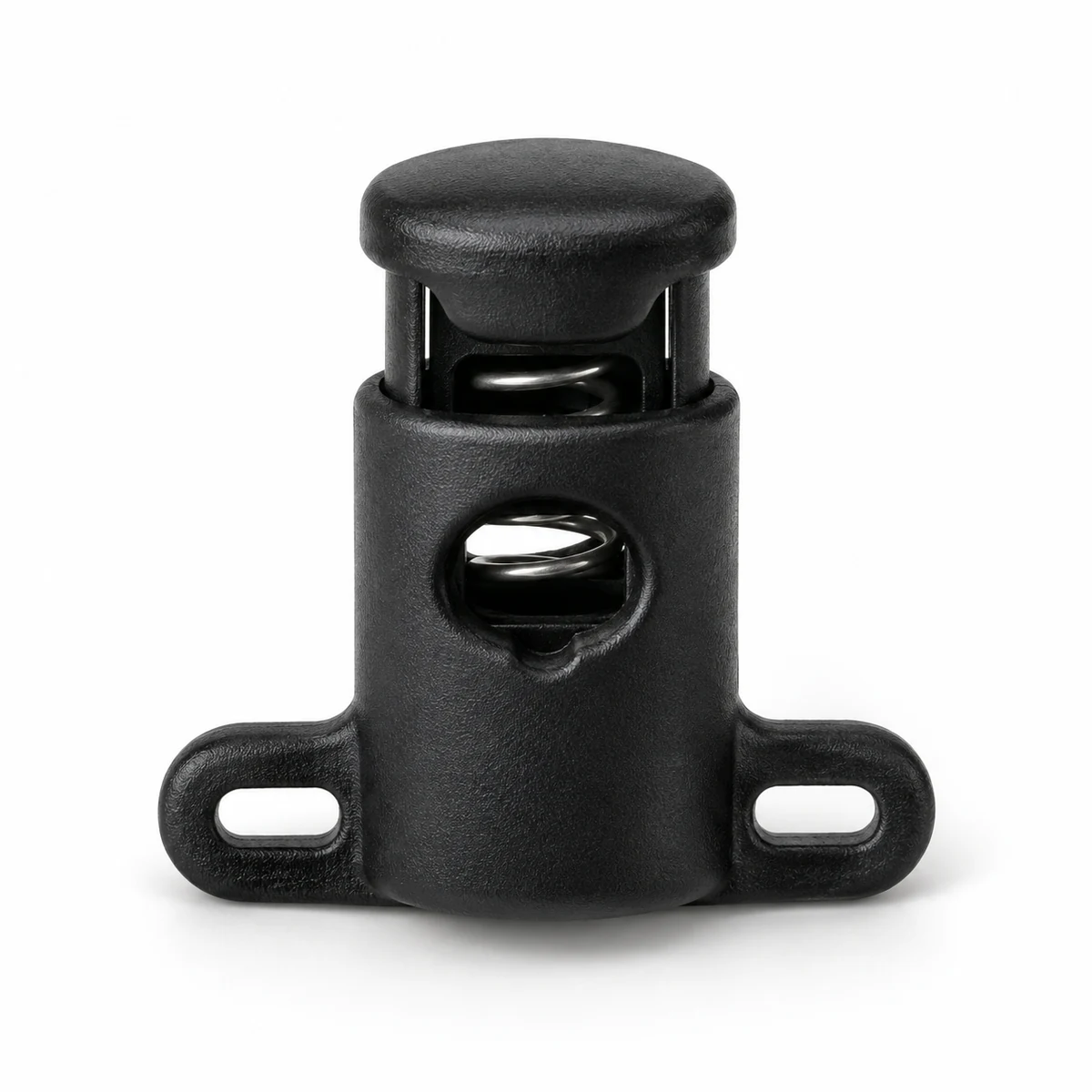 One-hand Hem Cord Lock with Sew Tab - front view