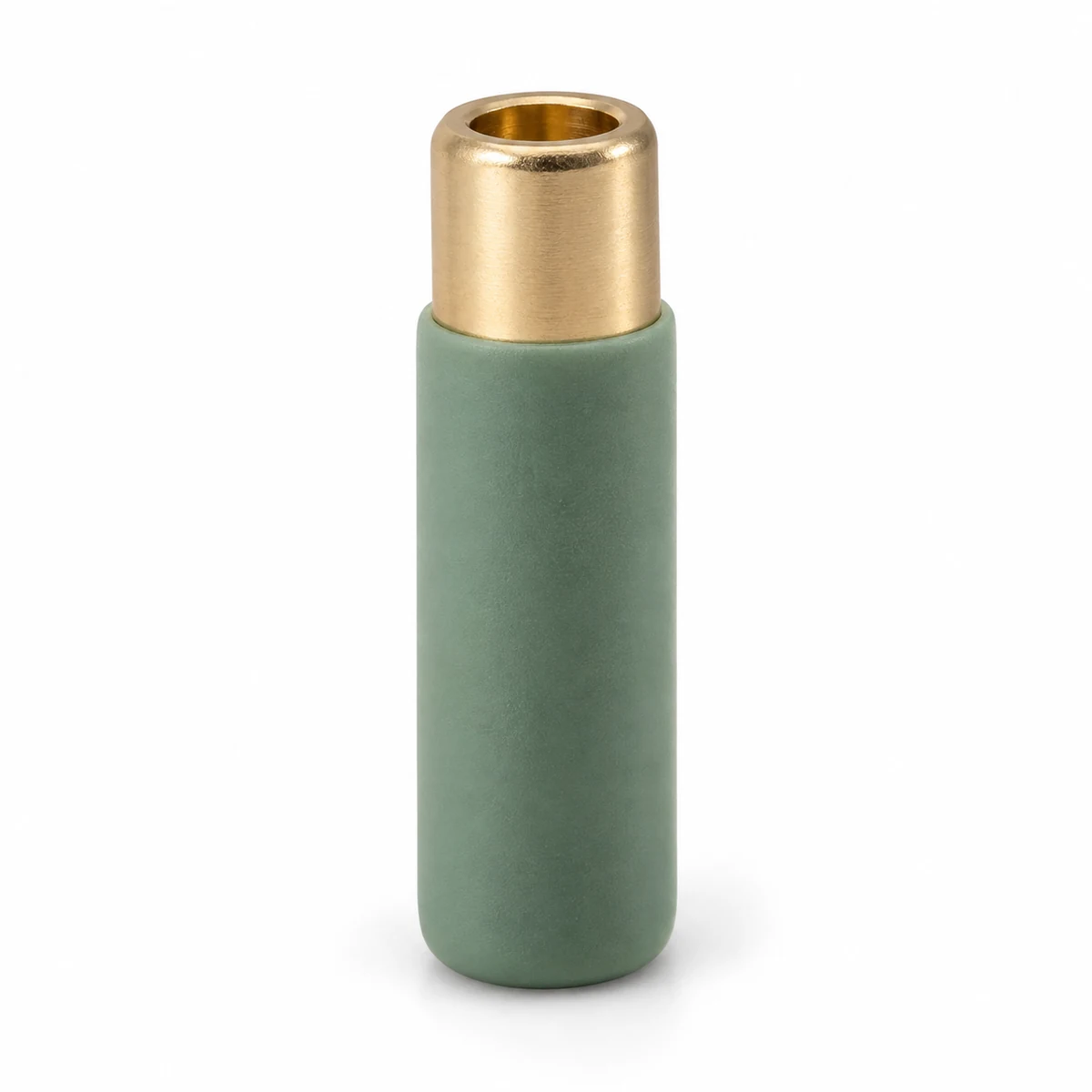 Silicone Over-moulded Metal Cord End (No Clink) - front view