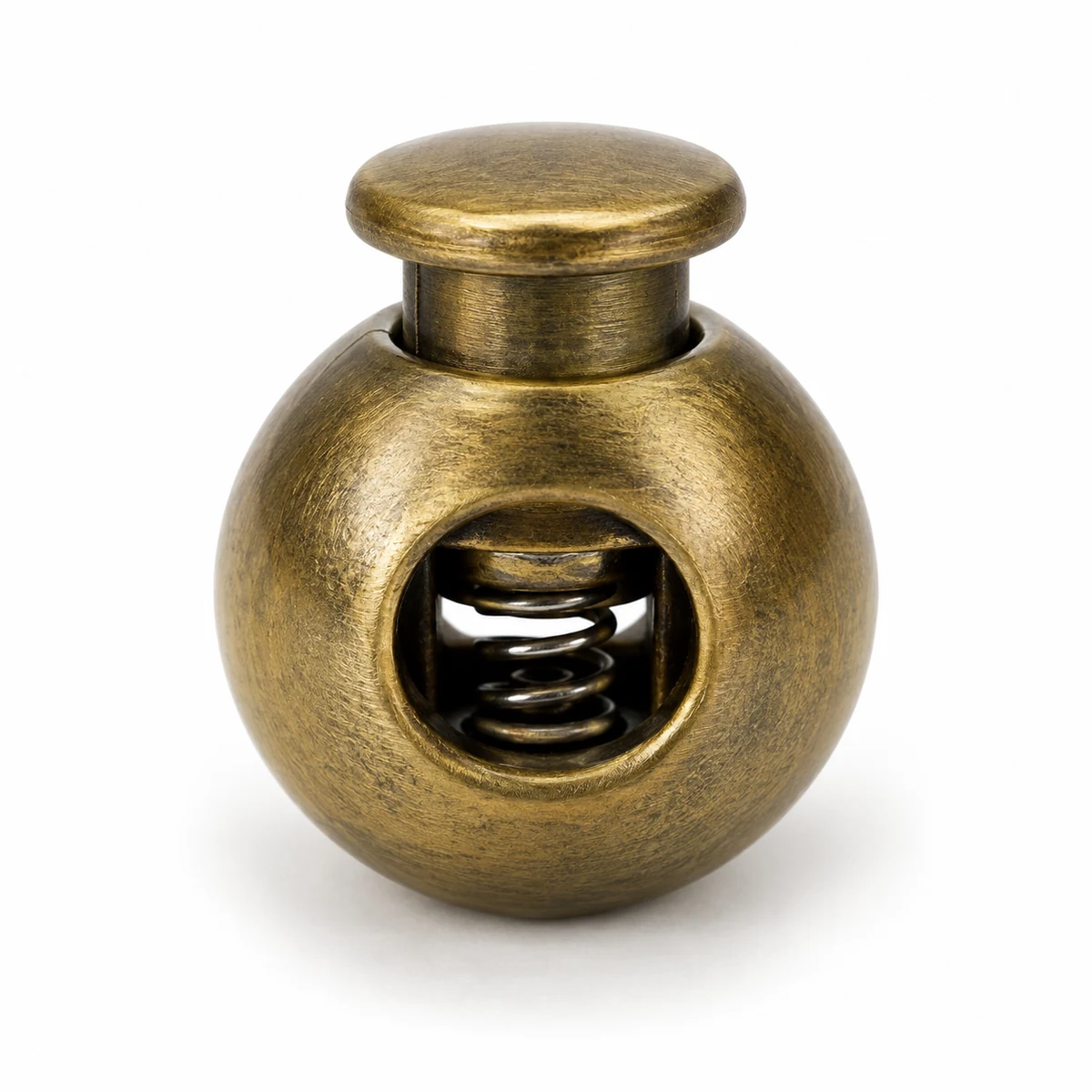 Ball Cord Stopper (Metal / Resin) - front view