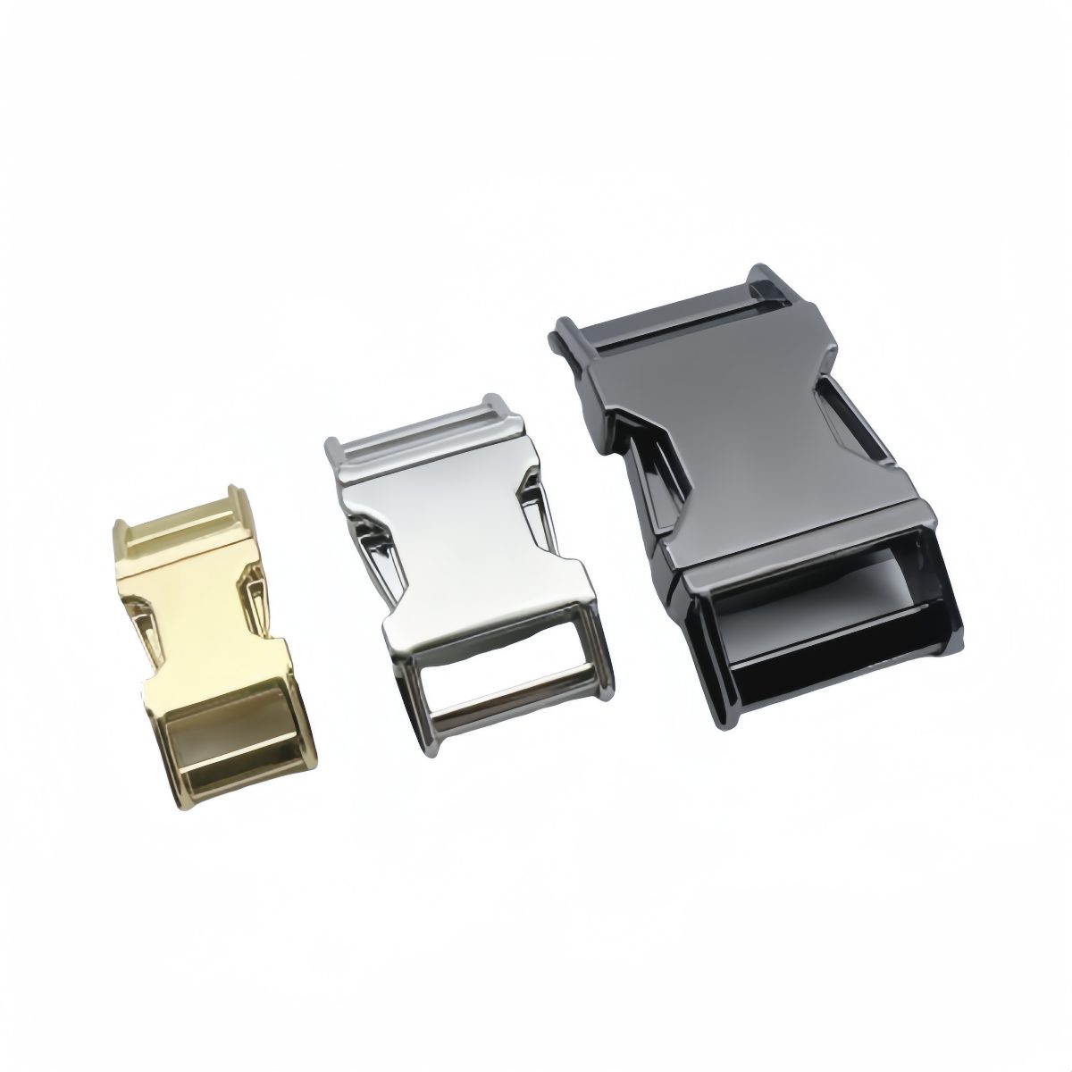 Quick Release Zinc Alloy Buckle for Pet Collars hardware product image