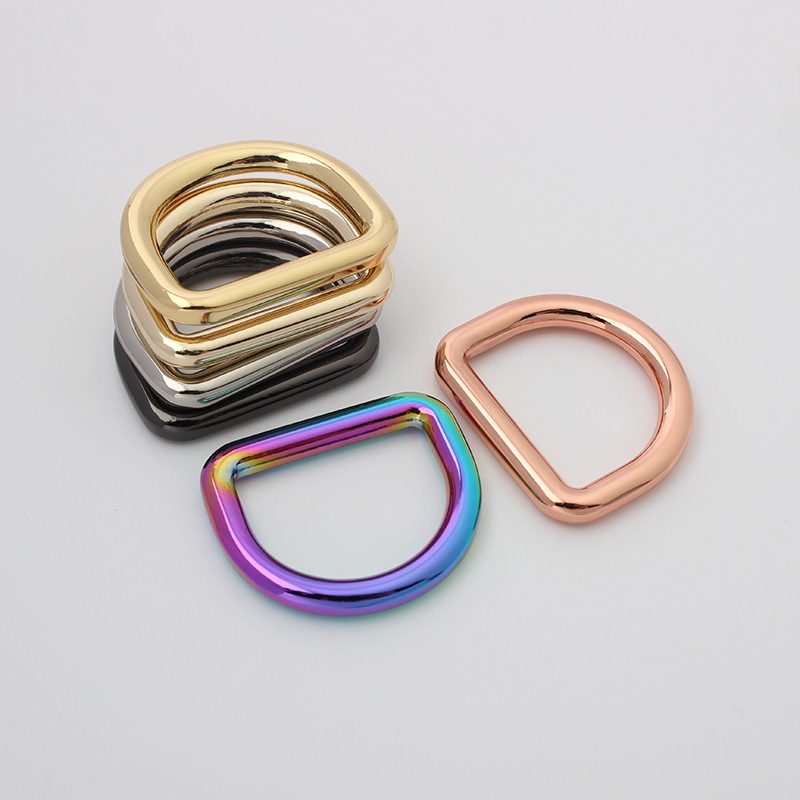 Quick Release Zinc Alloy D-Ring for Pet Collars hardware product image