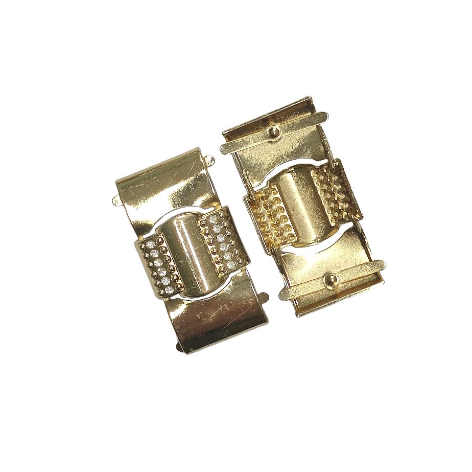 Sequined Rhinestone Metal Shoe Buckle main product gallery image