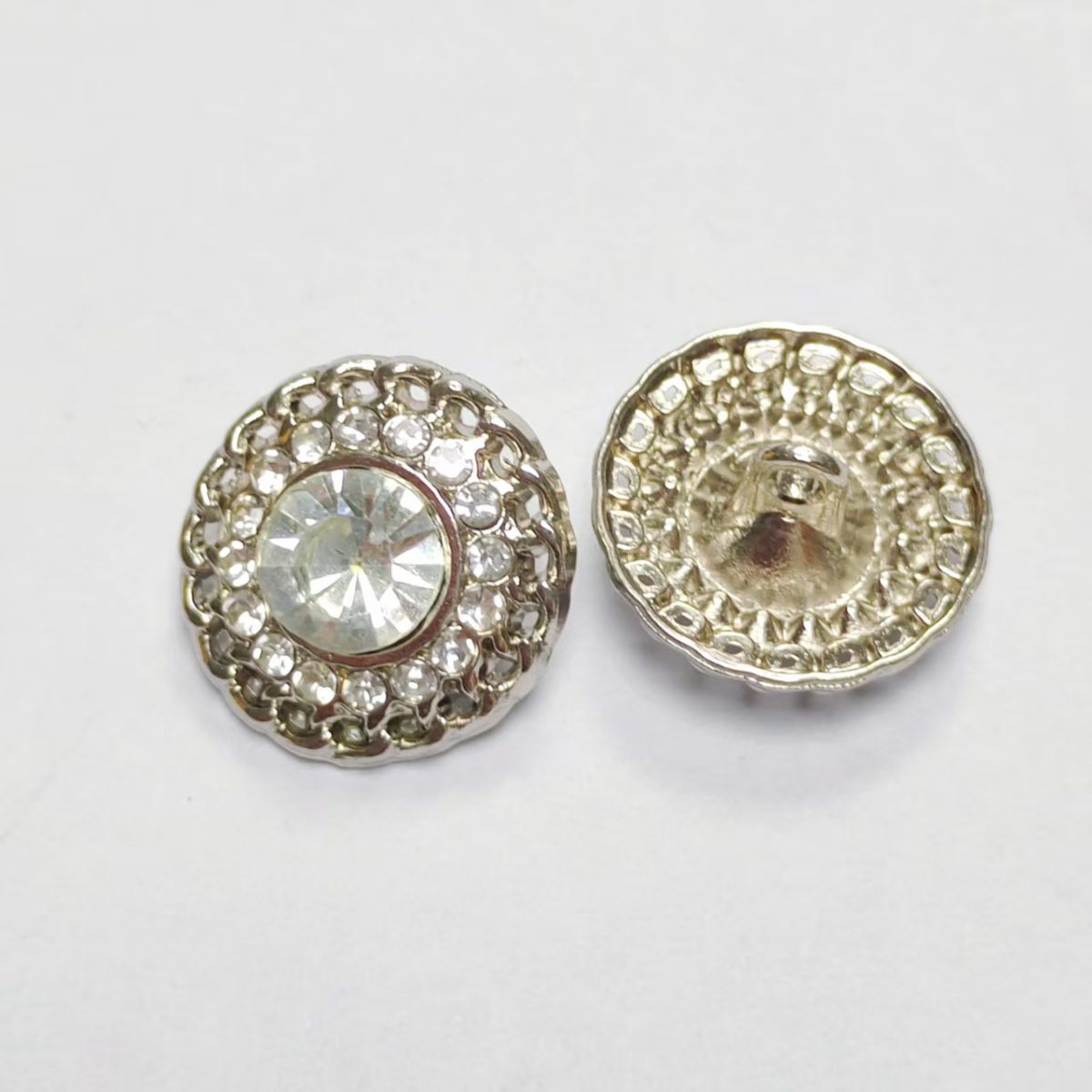 Rhinestone Zinc Alloy Button (Ref. 37459) hardware product image
