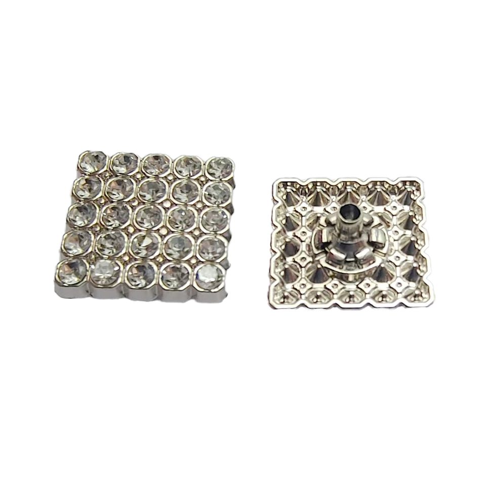 Rhinestone Zinc Alloy Snap Button hardware product image