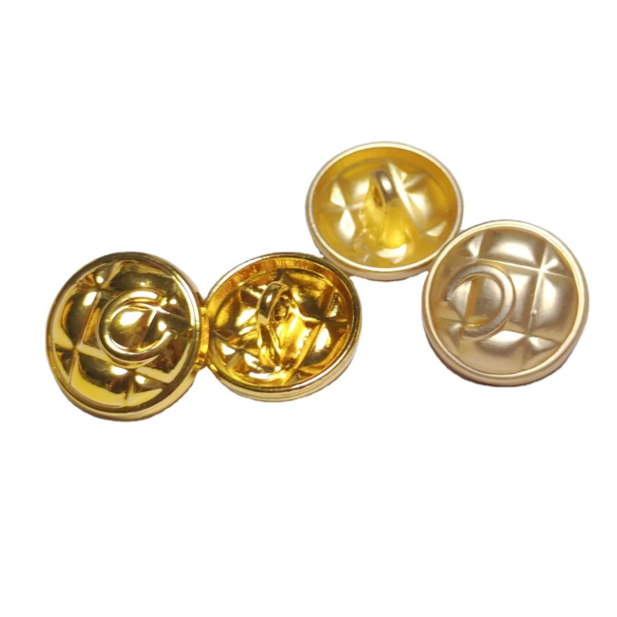 Round Zinc Alloy Button (Ref. 54020) hardware product image