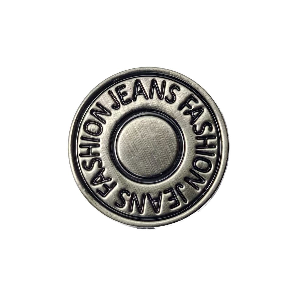 Round Zinc Alloy Snap Button for Jeans main product gallery image