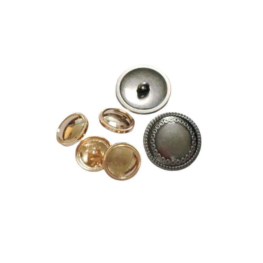Square Zinc Alloy Shank Button main product gallery image