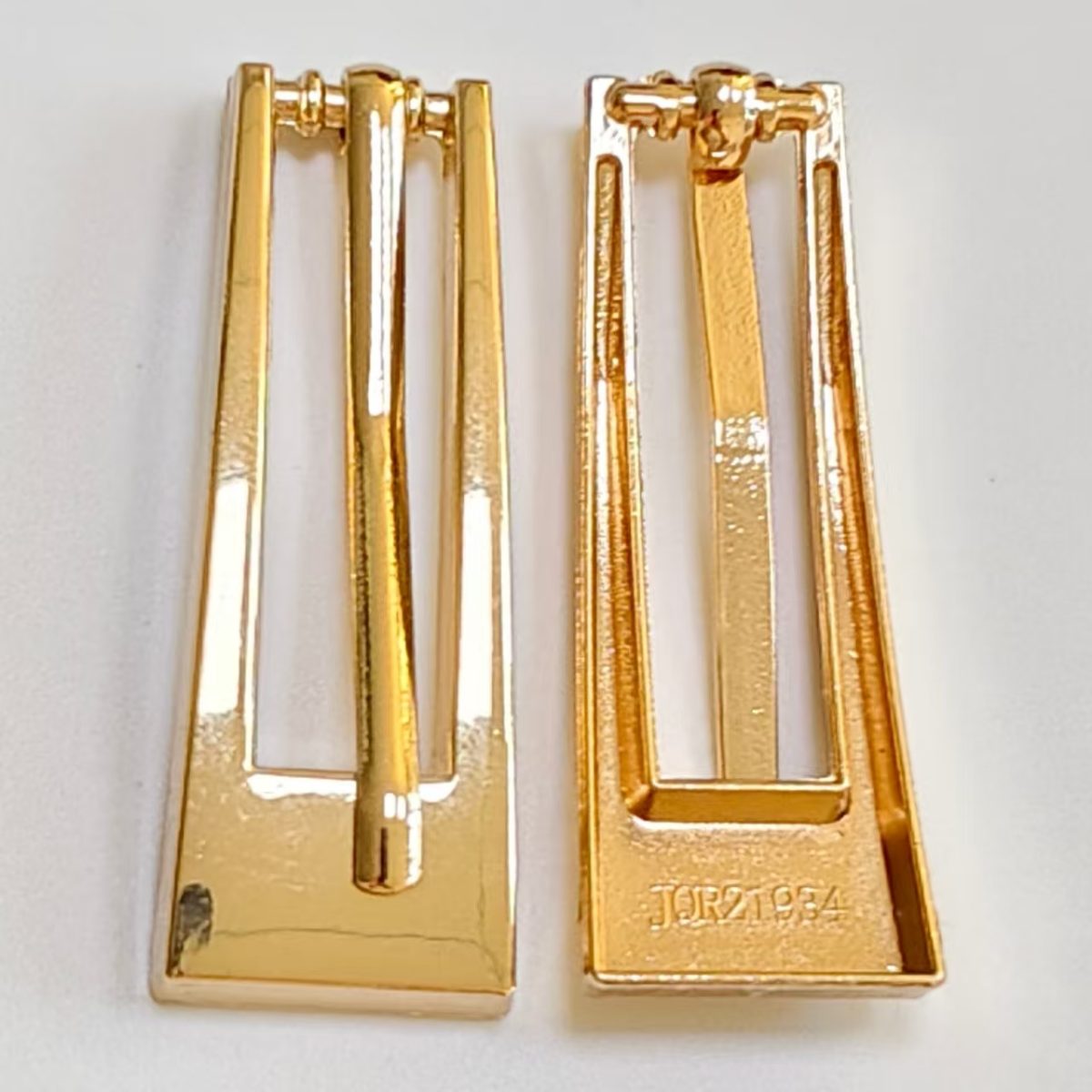Gold Zinc Alloy Shoe Fastener main product gallery image