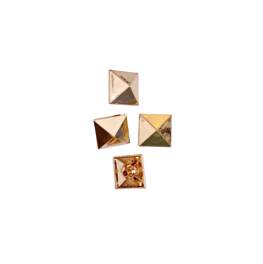 Square Zinc Alloy Snap Jeans Button main product gallery image